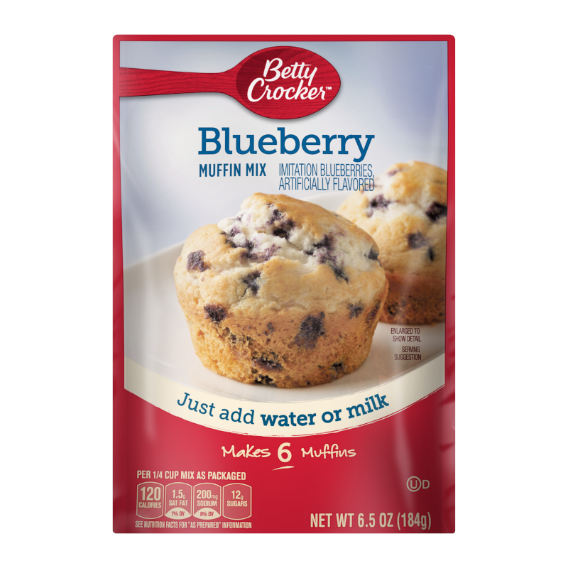 Betty Crocker Muffin Mix Blueberry 184G