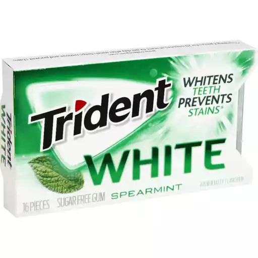 Trident White Sugar Free Spearmint 9X (Each)