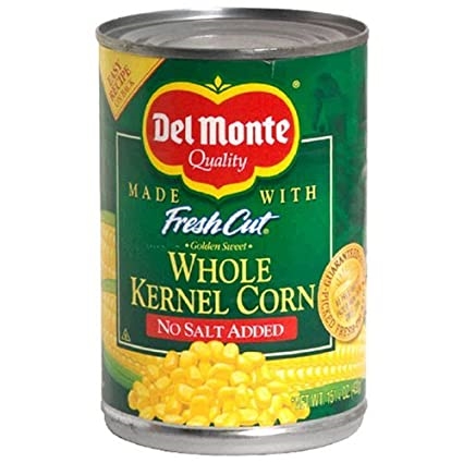 Del Monte Whole Kernel Corn No Salt 432G