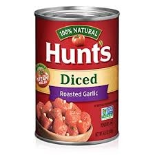 Hunts Diced Tomat With Basil 411G
