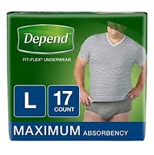 Depend Under Male L 17X (Each)