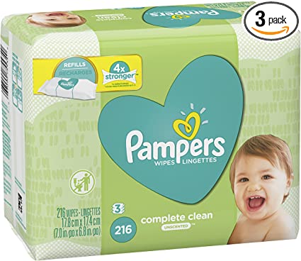 Pampers Baby Wipes Cc Scent 216X (Each)