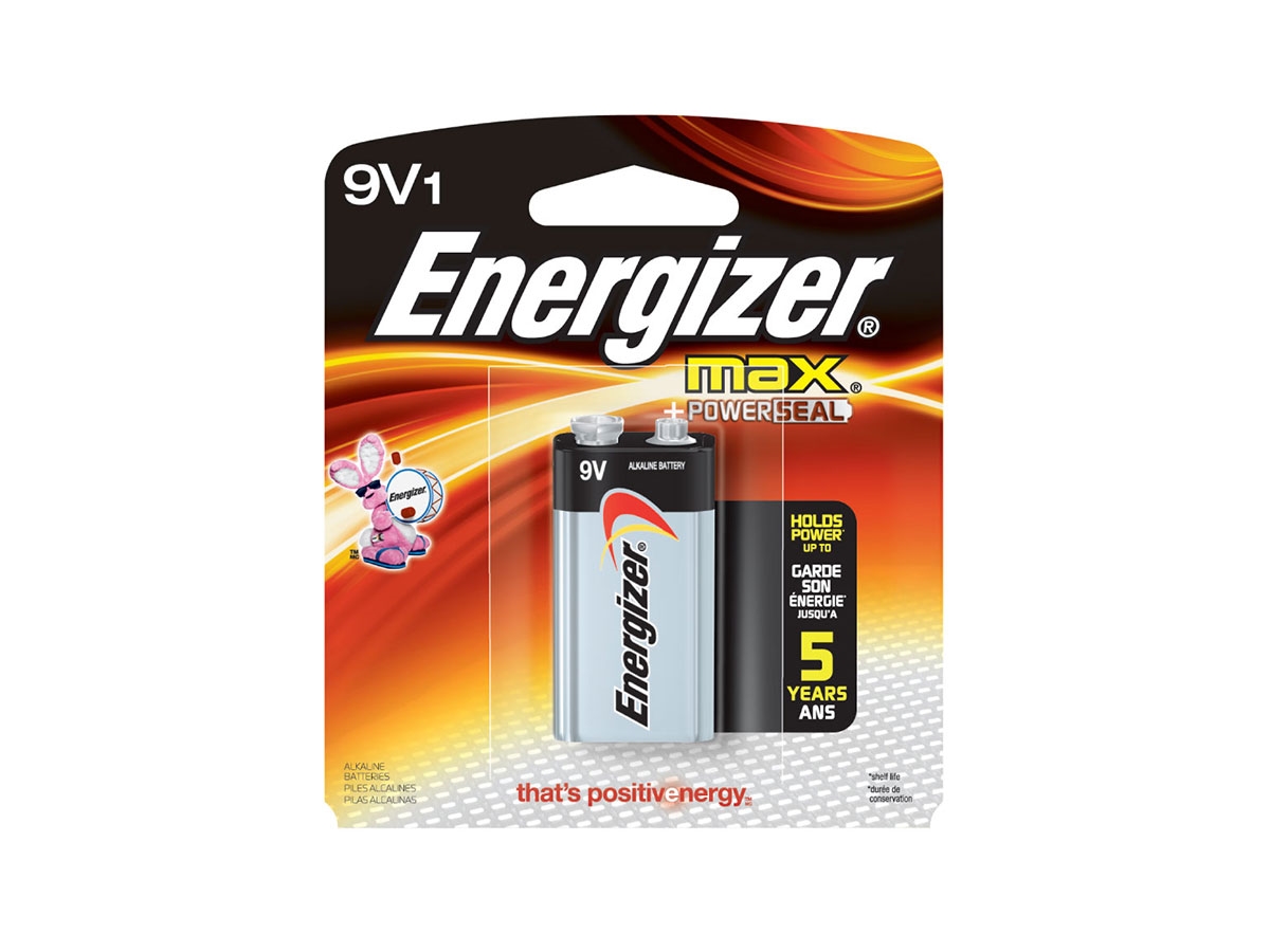 Energizer Max Battery 9V (Each)