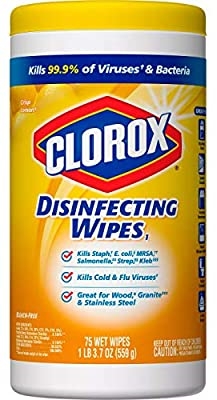 Clorox Dsin Wipe Crisp Lmn 75X (Each)