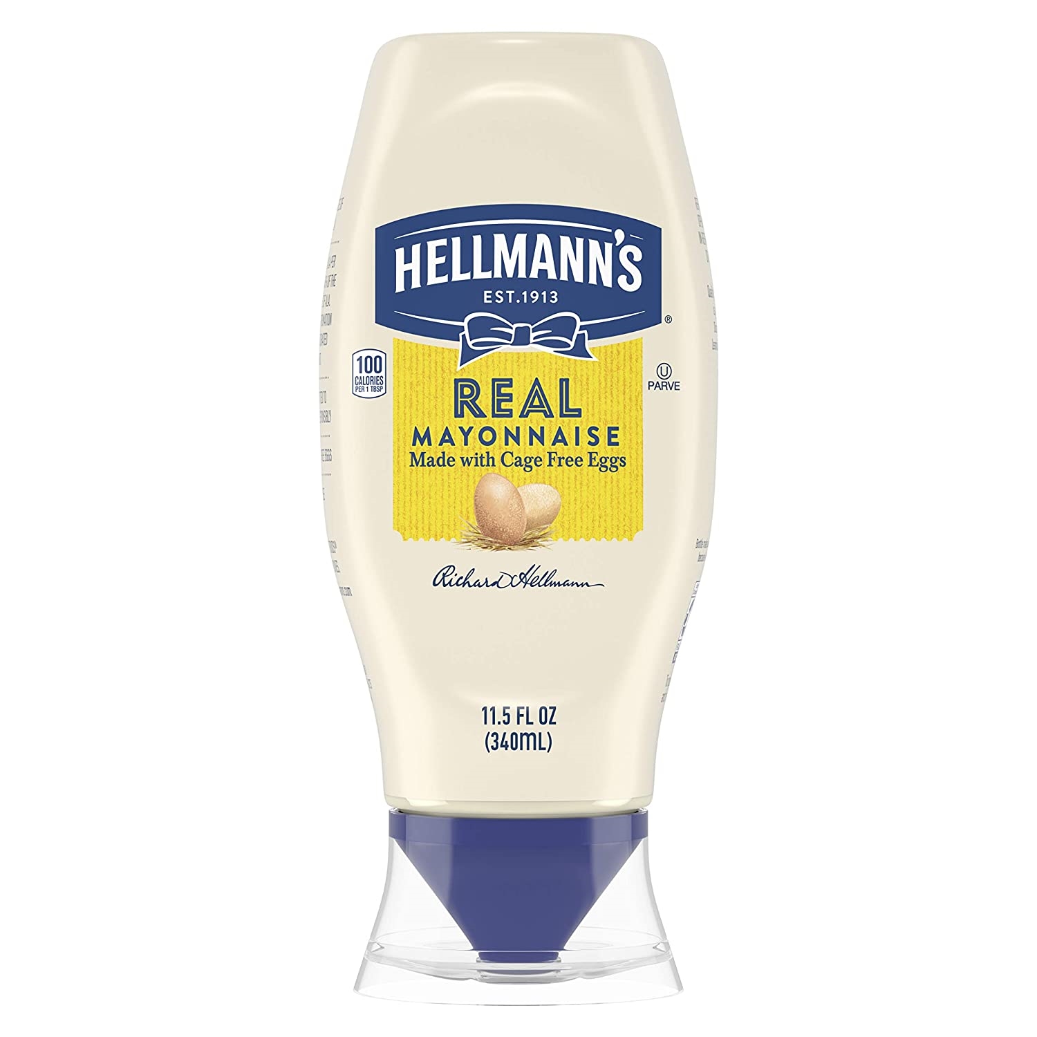 Hellmanns Real Mayo Sqz 340ML