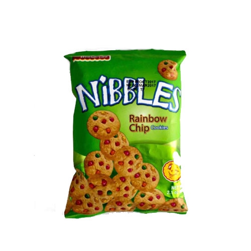 Nibbles Rainbow Chip Cookies 60G