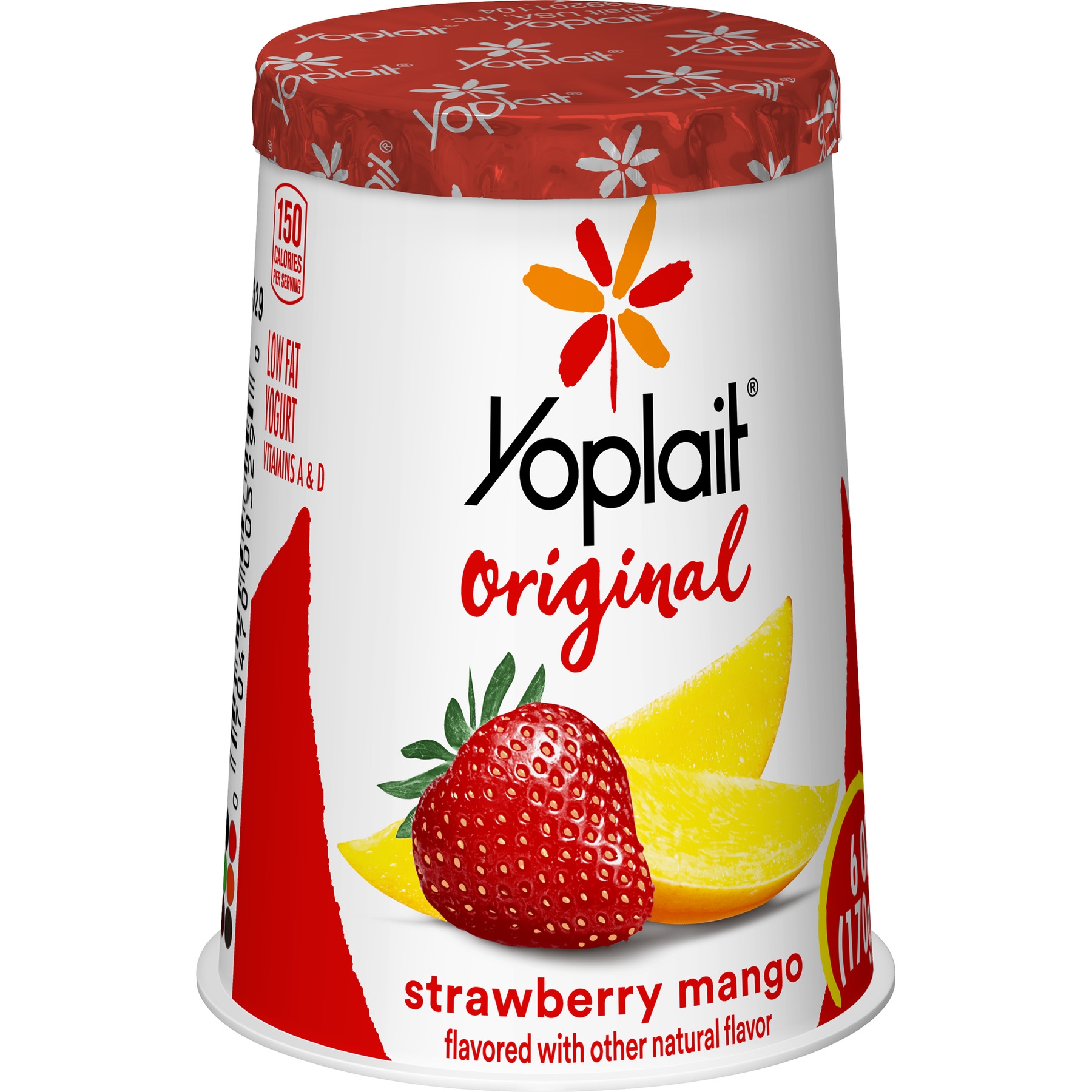 Yoplait Strawberry Mango Yogurt 170G