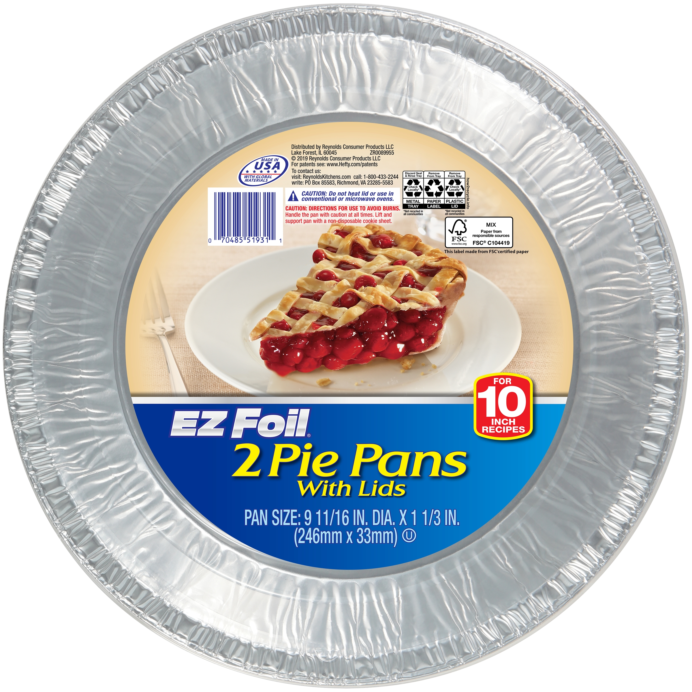 Extra Large Pie Pan (Each)