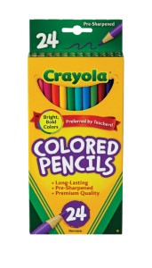 Crayola Long Color Pencil 24X (Each)