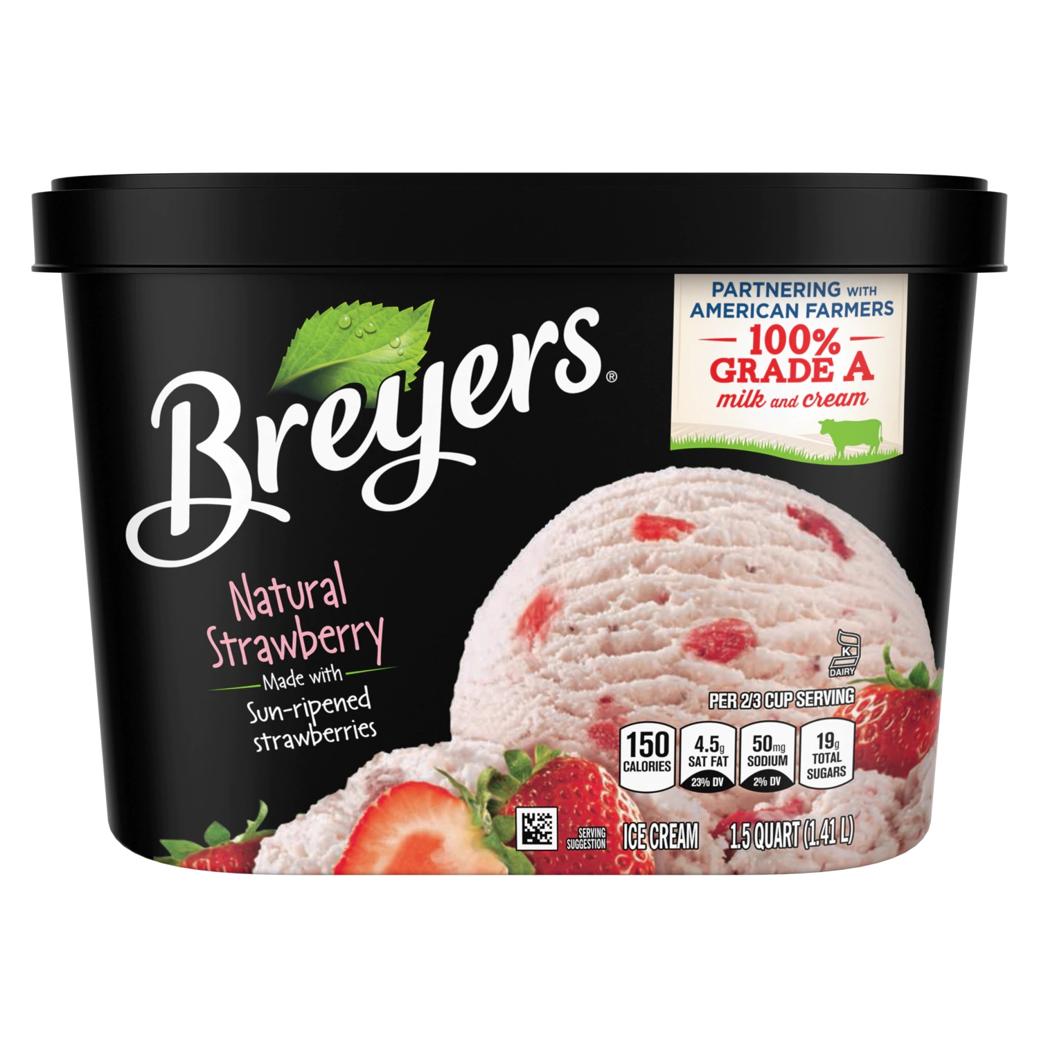 Breyers Natural Strawberry 1.4L