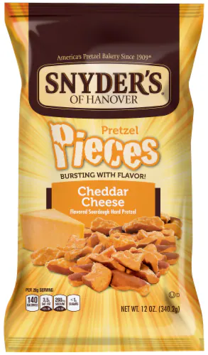 Snyder Chedder Cheese Pretzels 340G