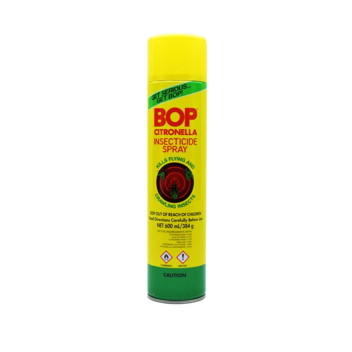 Bop Citronella Insecticide Spray 600Ml