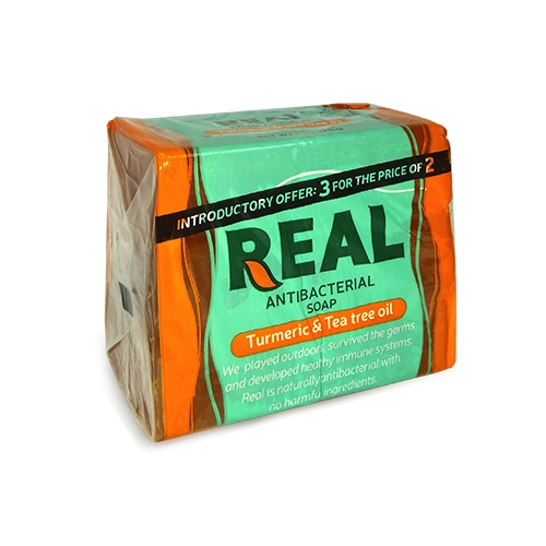Real Antibacterial Soap 3X125G