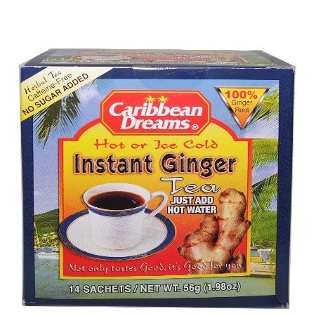 Caribbean Dreams Unsweetened Instant Ginger 14X (Each)