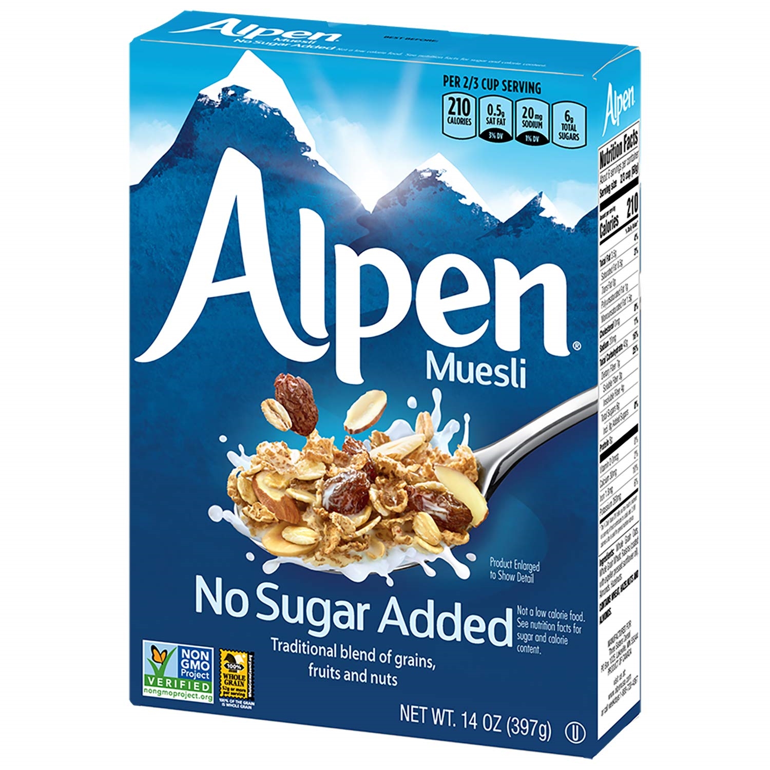 Alpen No Added Sugar 560G