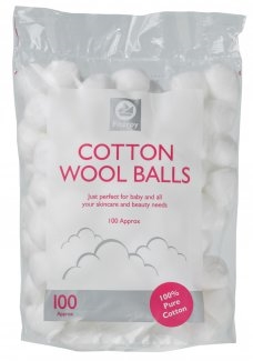 Fitz Cotton Ball White 100X (Each)