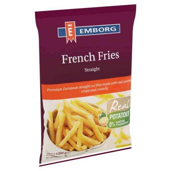 Emborg Straight Cut Fries 1KG