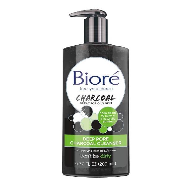 Biore Deep Pore Charcoal Cleanser 200ML