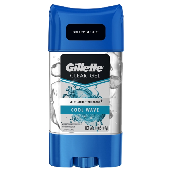 Gillette Clear Gel Coolwave 107G