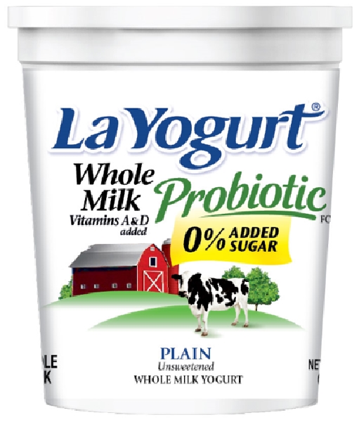 La Yogurt Plain Whole Milk  907G