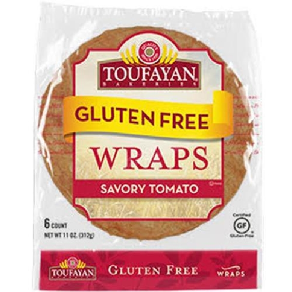 Toufayan Gluten Free Wrap Tomato 312G