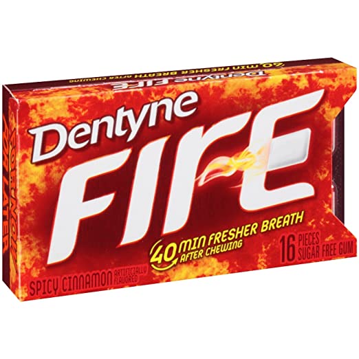 Dentyne Ice Fire Spicy Cinnamon 16X (Each)