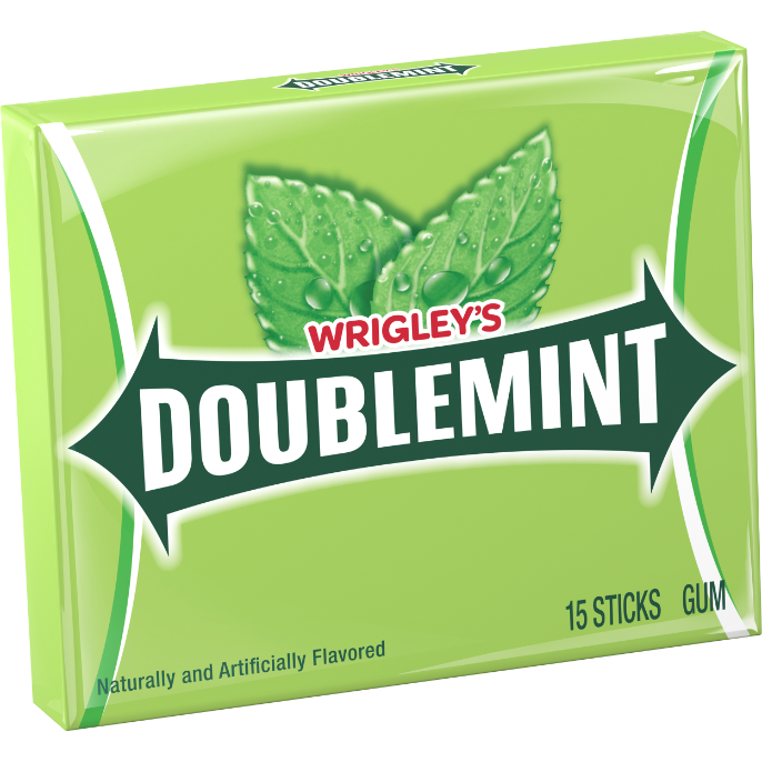 Wrigley Doublemint Gum Slim Pack 15X (Each)