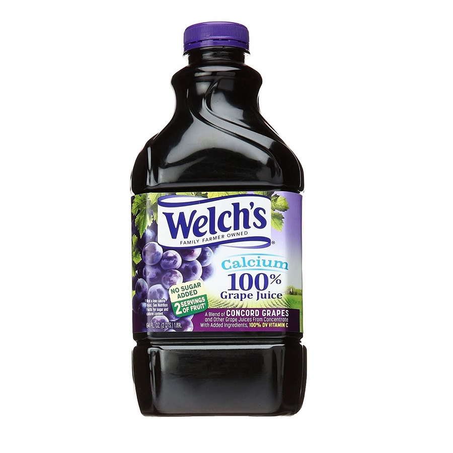 Welch 100% Purple Grape With Calcium 1.89L