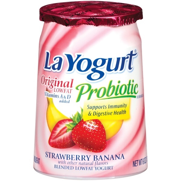 La Yogurt Strawberry Banana 170G