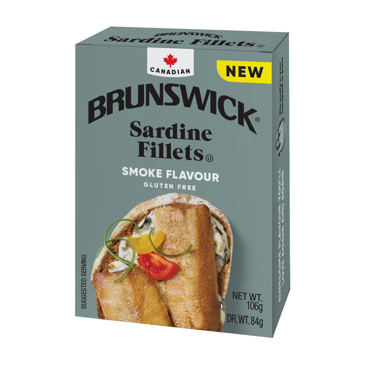 Brunswick Sardines Fillets Smoke Flavour 106G