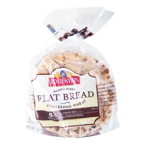 Toufayan Flat Bread Whl Wheat 397G
