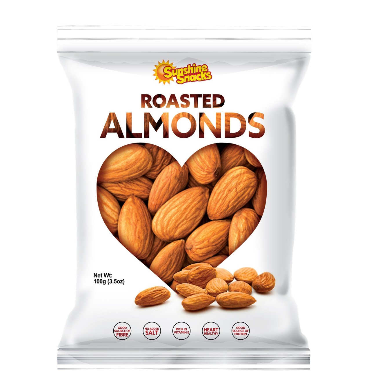 Sunshine Roasted Almonds 100G