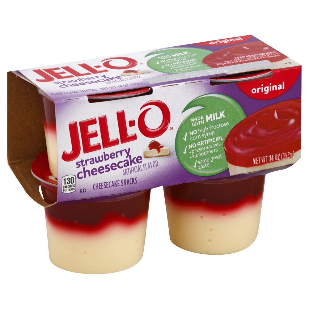 Jello Original Strawberry Cheesecake 4X (Each)