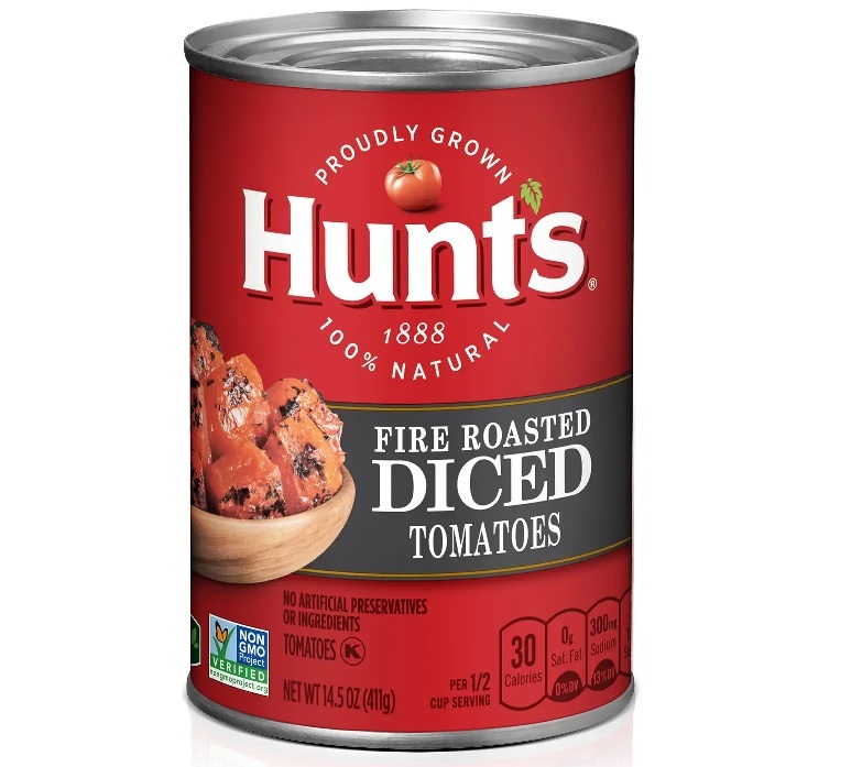 Hunts Diced Tomato Fire Roasted 411G