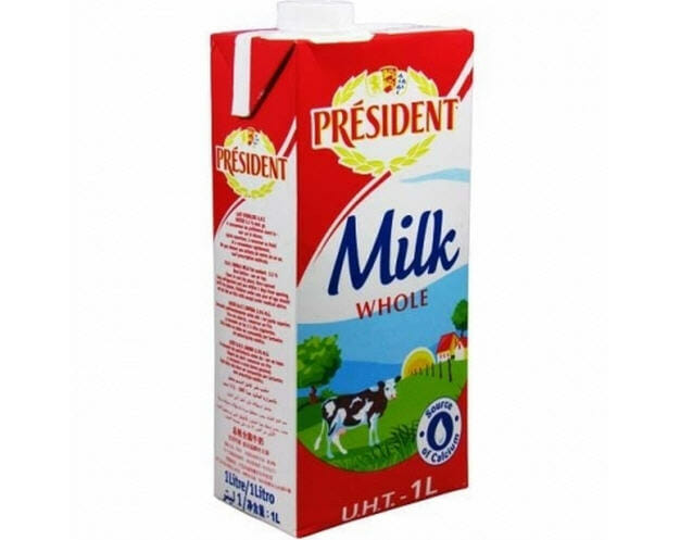 President Whole Milk 1L