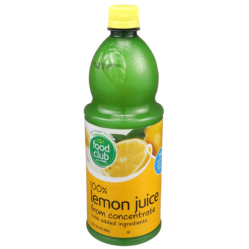 Food Club Lemon Juice 946ML