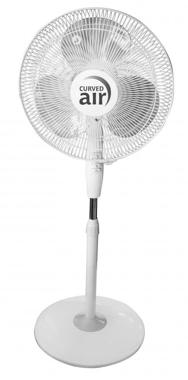 Curved Air Standing Fan White 41CM