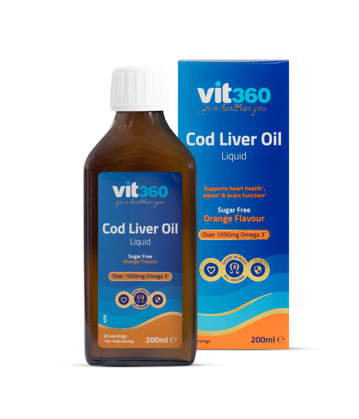 Vit360 Cod Liver Oil Orange Flavor (Each)