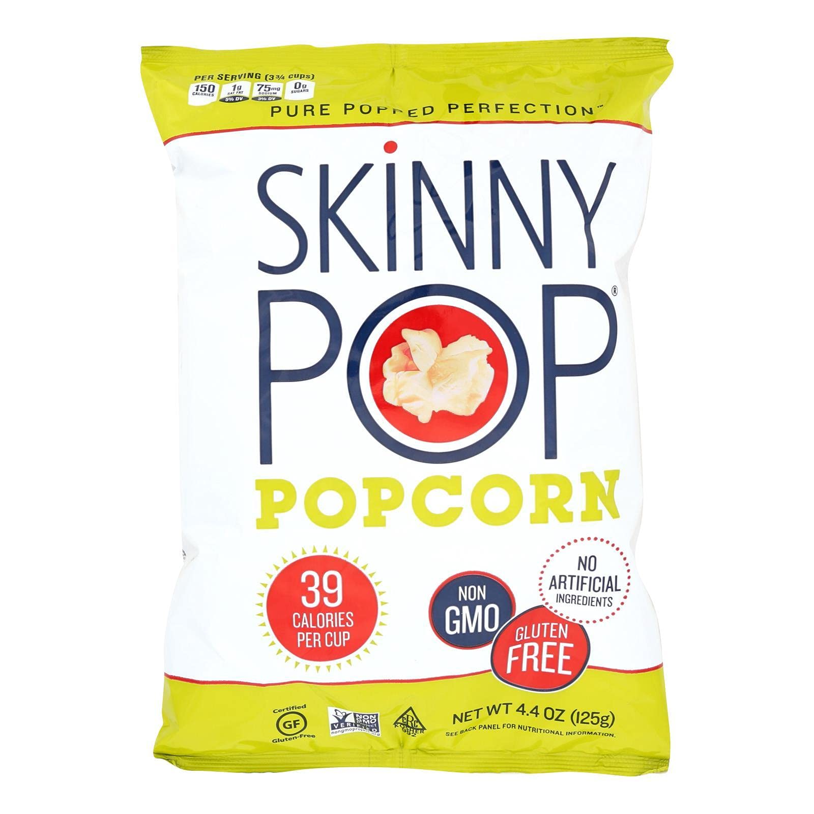 Skinny Pop Popcorn Natural 124G