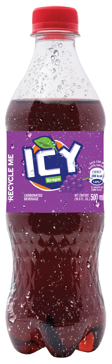 Icy Grape Soft Drink 500ML
